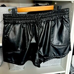 REWASH Faux Leather Shorts Like NEW